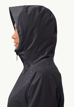Jack Wolfskin Lifestyle|Vestes Intermédiaires-Mainkai Long Jkt W