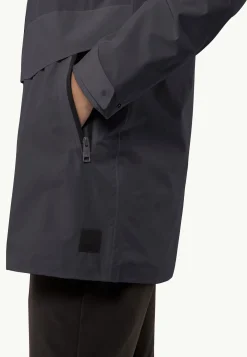 Jack Wolfskin Lifestyle|Vestes Intermédiaires-Mainkai Long Jkt W