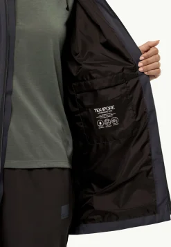 Jack Wolfskin Lifestyle|Vestes Intermédiaires-Mainkai Long Jkt W