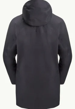 Jack Wolfskin Lifestyle|Vestes Intermédiaires-Mainkai Long Jkt W