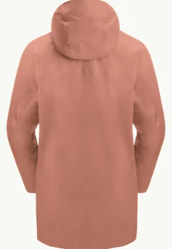 Jack Wolfskin Lifestyle|Vestes Intermédiaires-Mainkai Long Jkt W