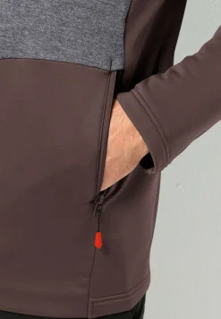 Jack Wolfskin Randonnée|Vestes Intermédiaires-Marienberg Fz M
