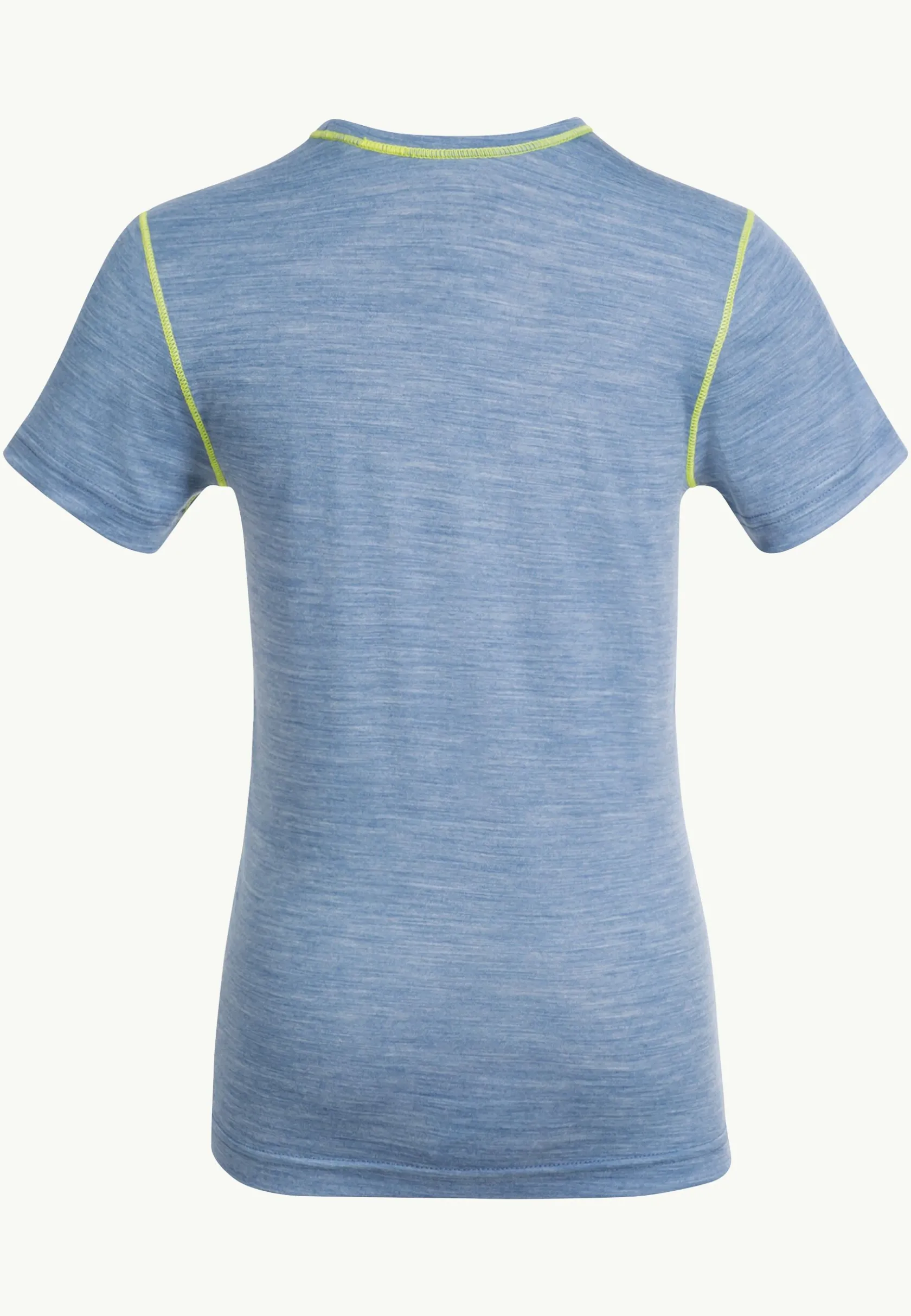 Jack Wolfskin Hauts Techniques|T-Shirts & Hauts Manches Longues-Merino Graphic T K Elemental Blue