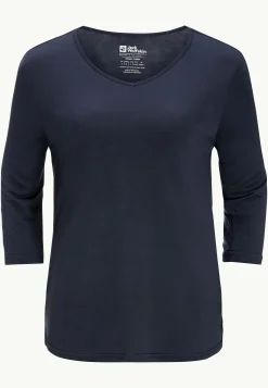 Jack Wolfskin Lifestyle|T-Shirts & Hauts Manches Longues-Mola 3|4 T W