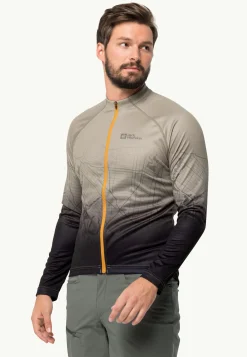 Jack Wolfskin Faire Du Vélo|Hauts Techniques-Morobbia Fz L/s Print M
