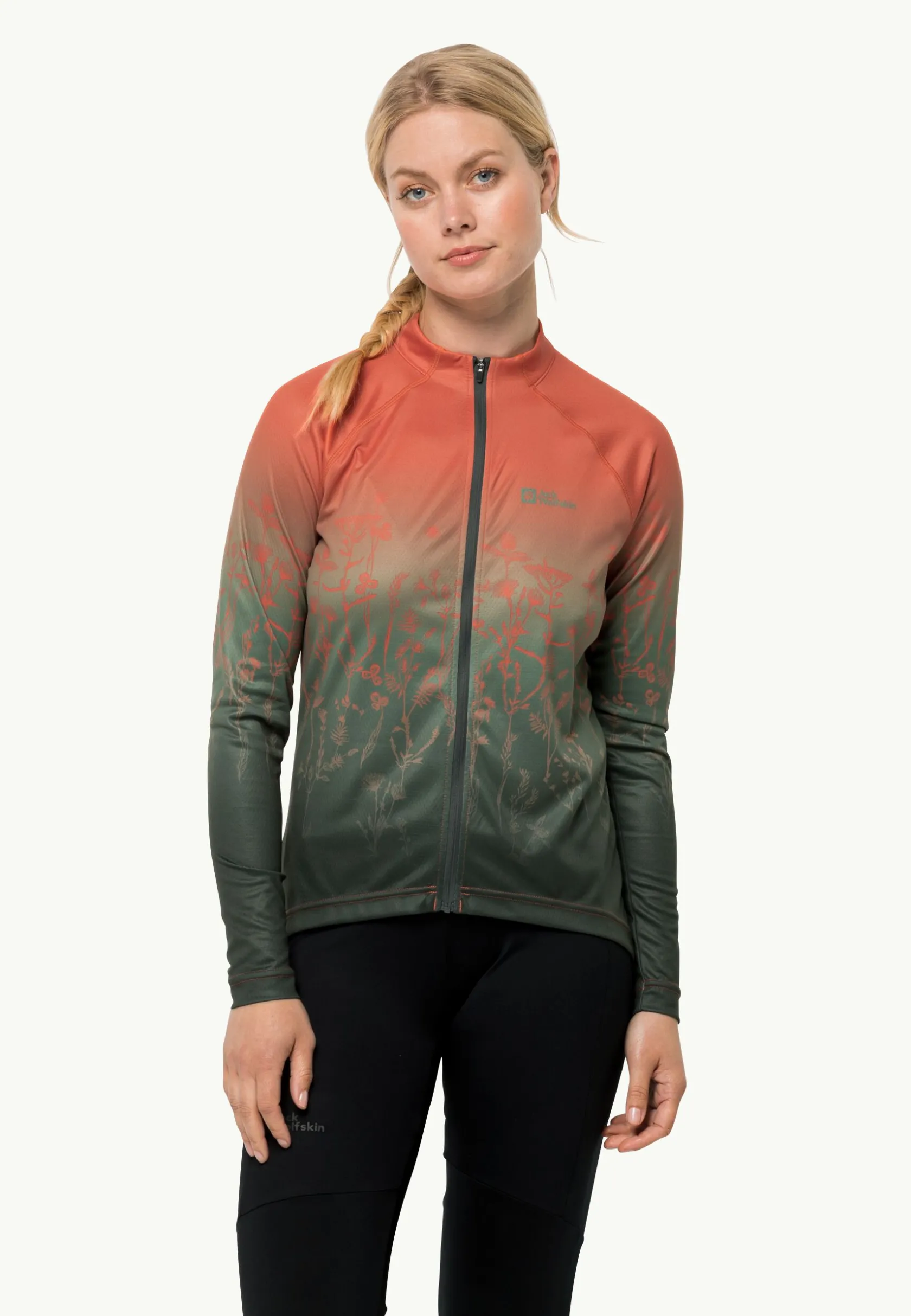 Jack Wolfskin Randonnée|Faire Du Vélo-Morobbia Fz L/s Print W