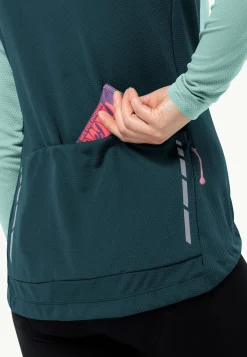 Jack Wolfskin Faire Du Vélo|Hauts Techniques-Morobbia Fz L/s W