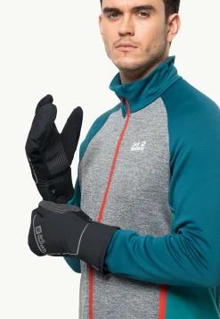 Jack Wolfskin Faire Du Vélo|Gants-Morobbia Lobster Glove Phantom
