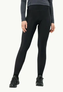 Jack Wolfskin Faire Du Vélo|Pantalons Vélos/Cyclisme-Morobbia Tights W black