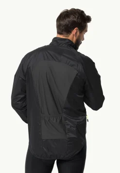 Jack Wolfskin Faire Du Vélo|Vestes Intermédiaires-Morobbia Wind Jkt M black
