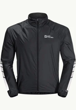 Jack Wolfskin Faire Du Vélo|Vestes Intermédiaires-Morobbia Wind Jkt M black
