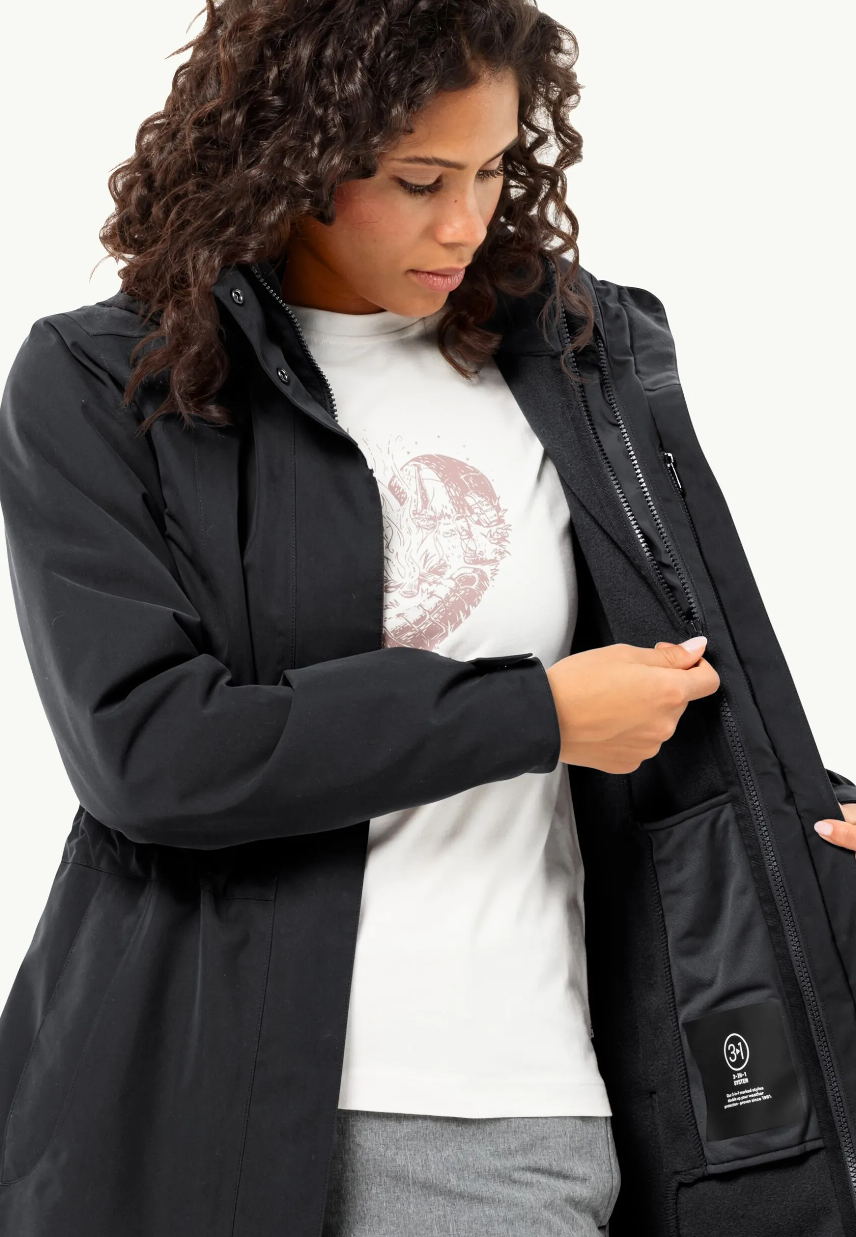 Jack Wolfskin Lifestyle|Vestes Intermédiaires-Ottawa Coat