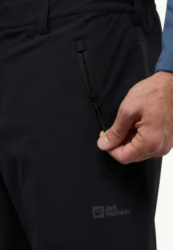 Jack Wolfskin Pantalons De Randonnée|Pantalon De Pluie-Parana Pants M black