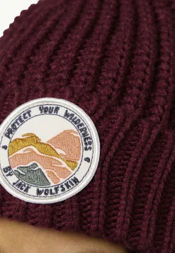 Jack Wolfskin Bonnets-Pompom Badge Beanie K