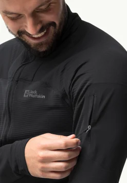 Jack Wolfskin Randonnée|Vestes Intermédiaires-Prelight Fz M