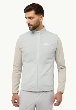 Jack Wolfskin Vestes Intermédiaires|Gilets-Prelight Ins Vest M Cool Grey