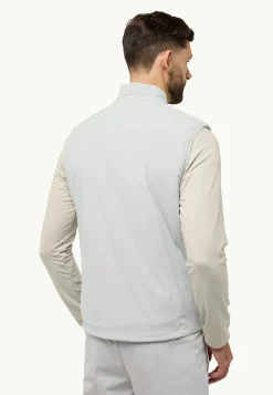 Jack Wolfskin Vestes Intermédiaires|Gilets-Prelight Ins Vest M Cool Grey