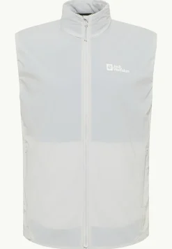 Jack Wolfskin Vestes Intermédiaires|Gilets-Prelight Ins Vest M Cool Grey