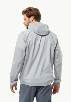 Jack Wolfskin Randonnée|Vestes Intermédiaires-Prelight 3l Jkt M Cool Grey