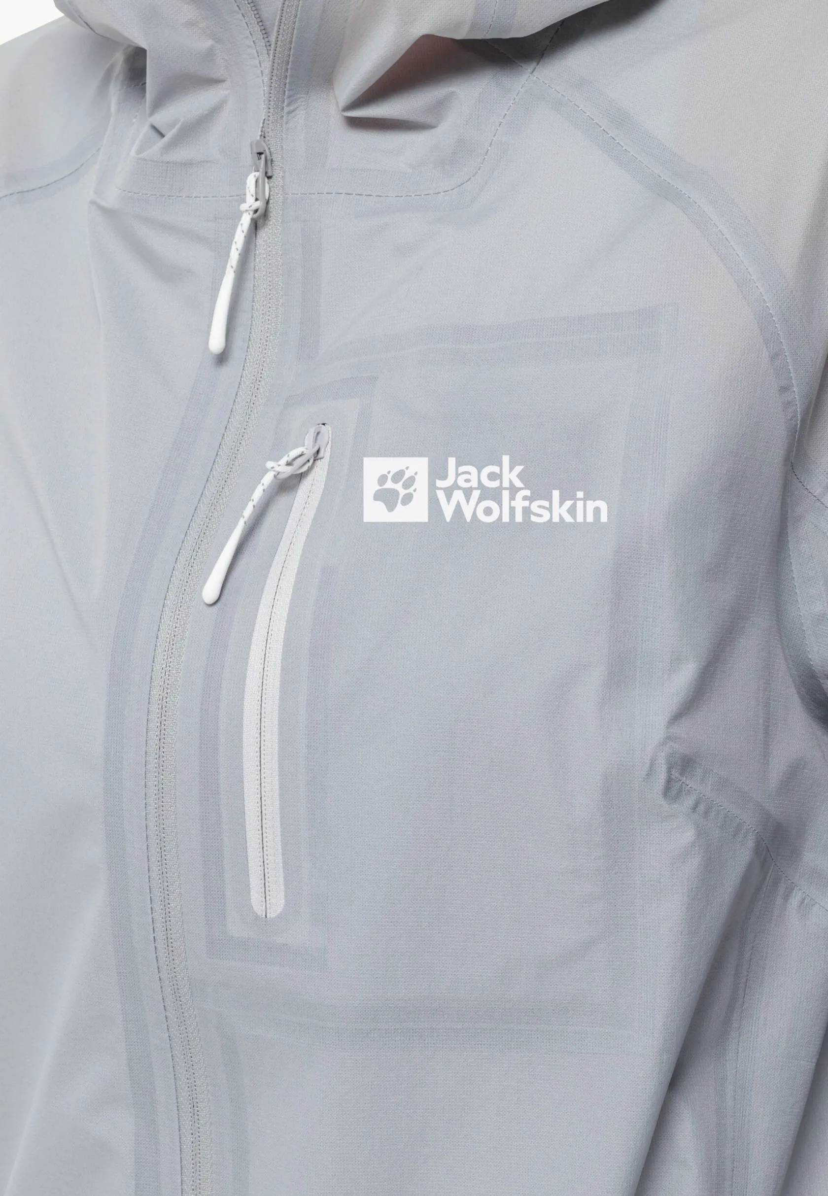 Jack Wolfskin Randonnée|Vestes Intermédiaires-Prelight 3l Jkt W Cool Grey