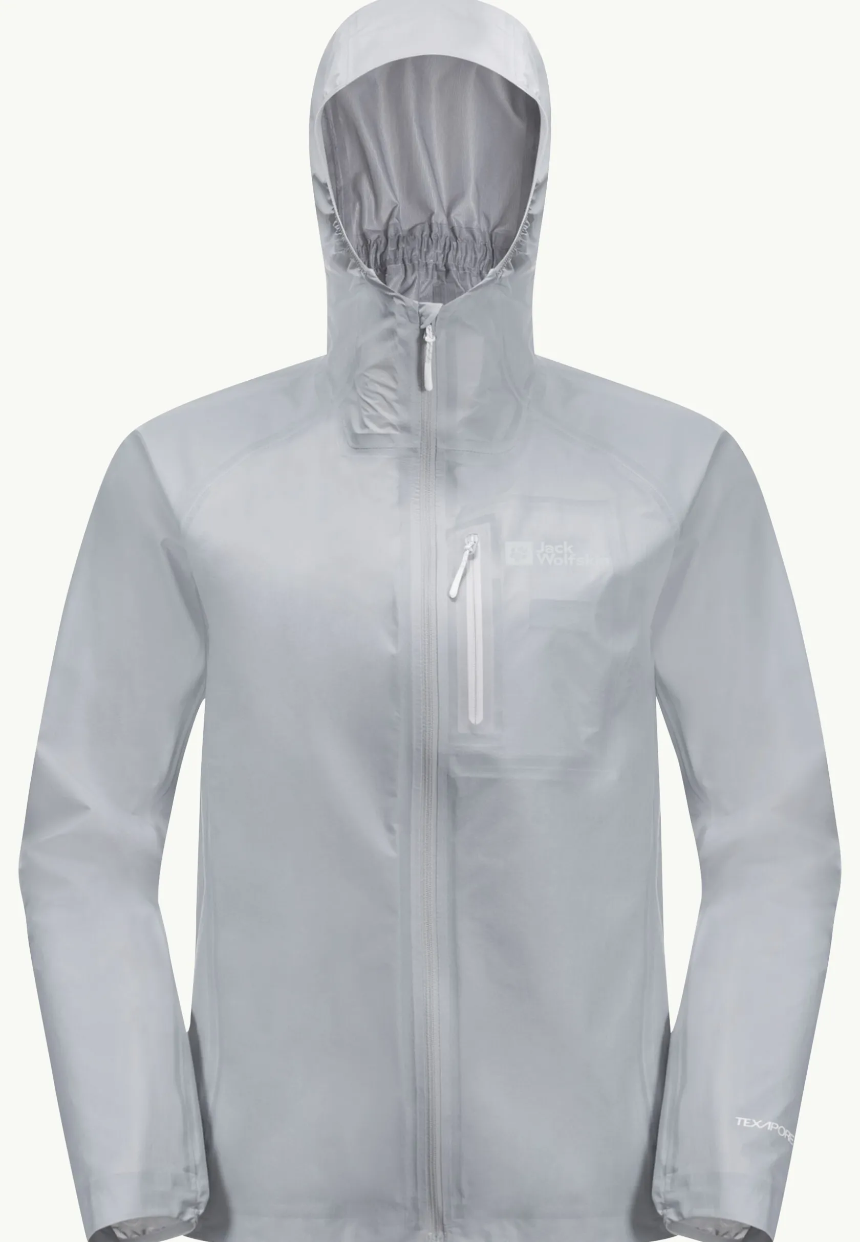 Jack Wolfskin Randonnée|Vestes Intermédiaires-Prelight 3l Jkt W Cool Grey