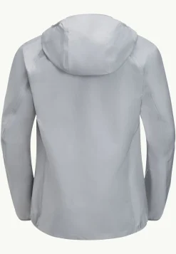 Jack Wolfskin Randonnée|Vestes Intermédiaires-Prelight 3l Jkt W Cool Grey