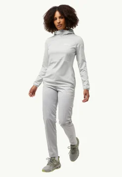 Jack Wolfskin Polaire|Couches Intermédiaires & Vestes En Polaire-Prelight Trail Hoody W Cool Grey