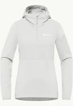 Jack Wolfskin Polaire|Couches Intermédiaires & Vestes En Polaire-Prelight Trail Hoody W Cool Grey