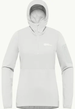 Jack Wolfskin Polaire|Couches Intermédiaires & Vestes En Polaire-Prelight Trail Hoody W Cool Grey
