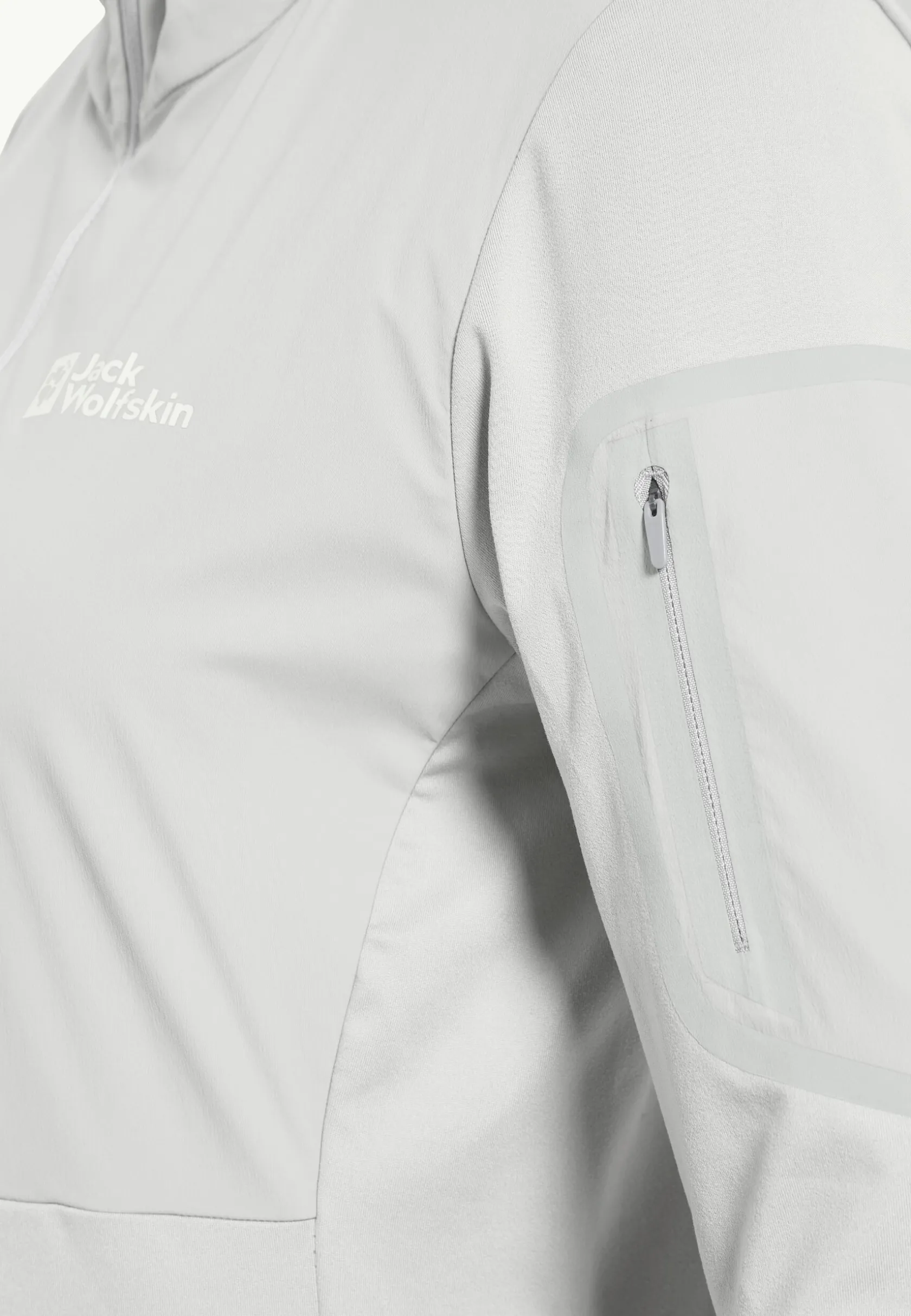 Jack Wolfskin Polaire|Couches Intermédiaires & Vestes En Polaire-Prelight Trail Hoody W Cool Grey