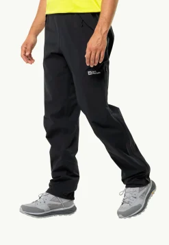 Jack Wolfskin Pantalons De Randonnée|Pantalon De Pluie-Rainy Days 3l Pants M black