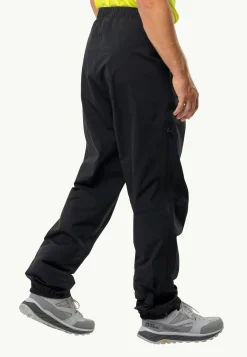 Jack Wolfskin Pantalons De Randonnée|Pantalon De Pluie-Rainy Days 3l Pants M black
