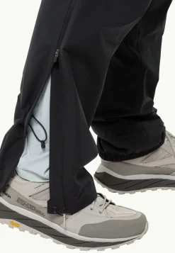 Jack Wolfskin Pantalons De Randonnée|Pantalon De Pluie-Rainy Days 3l Pants M black