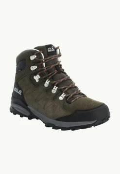 Jack Wolfskin Chaussures Imperméables|Chaussures Aux Fonctions Multiples-Refugio Texapore Mid M