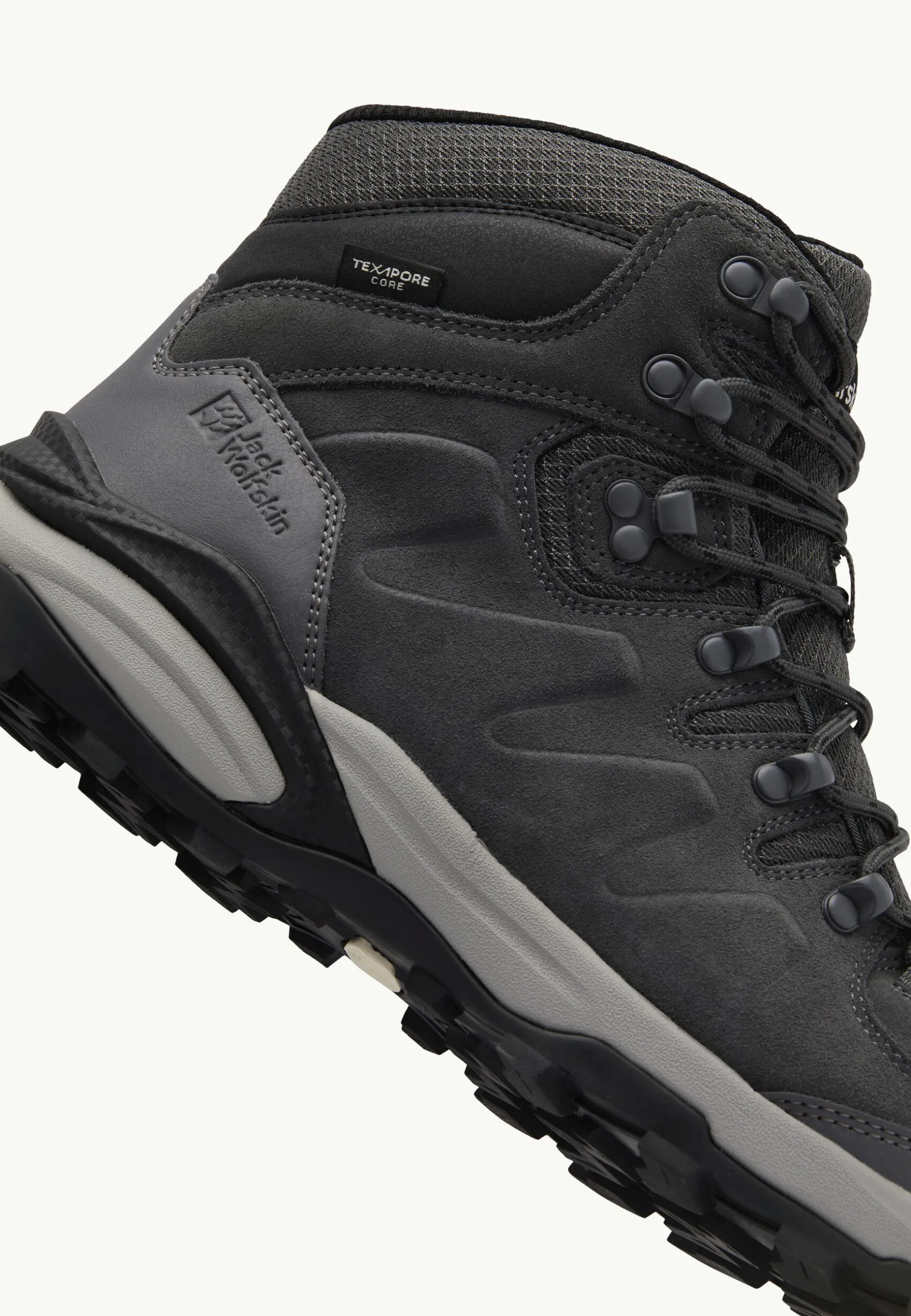 Jack Wolfskin Chaussures Imperméables|Chaussures Aux Fonctions Multiples-Refugio Texapore Mid M