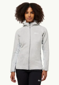 Jack Wolfskin Polaire|Couches Intermédiaires & Vestes En Polaire-Rotwand Hooded Fz W
