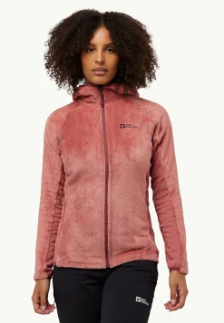 Jack Wolfskin Polaire|Couches Intermédiaires & Vestes En Polaire-Rotwand Hooded Fz W