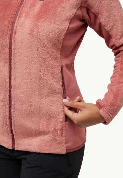 Jack Wolfskin Polaire|Couches Intermédiaires & Vestes En Polaire-Rotwand Hooded Fz W