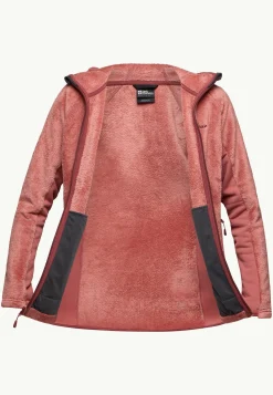 Jack Wolfskin Polaire|Couches Intermédiaires & Vestes En Polaire-Rotwand Hooded Fz W