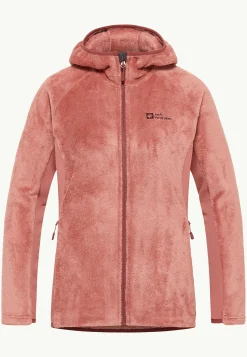 Jack Wolfskin Polaire|Couches Intermédiaires & Vestes En Polaire-Rotwand Hooded Fz W