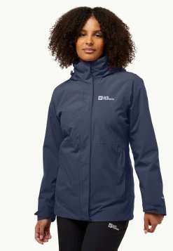 Jack Wolfskin Vestes D'Hiver|Vestes 3-En-1-Rotwand 3in1 Jkt W