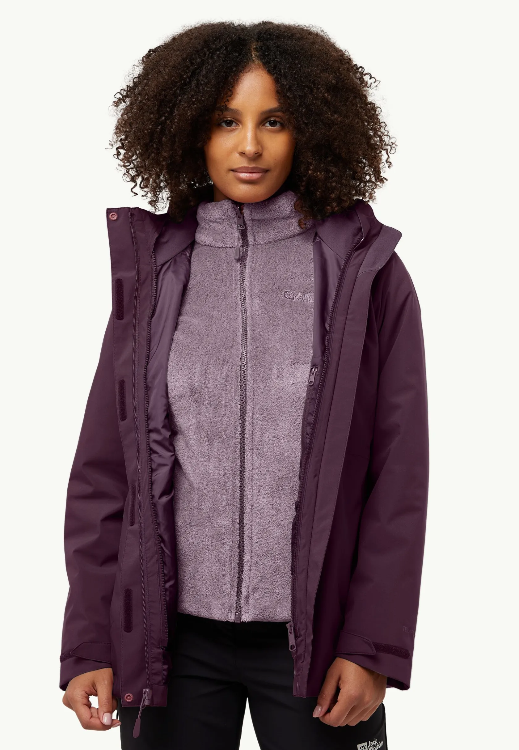 Jack Wolfskin Vestes D'Hiver|Vestes 3-En-1-Rotwand 3in1 Jkt W