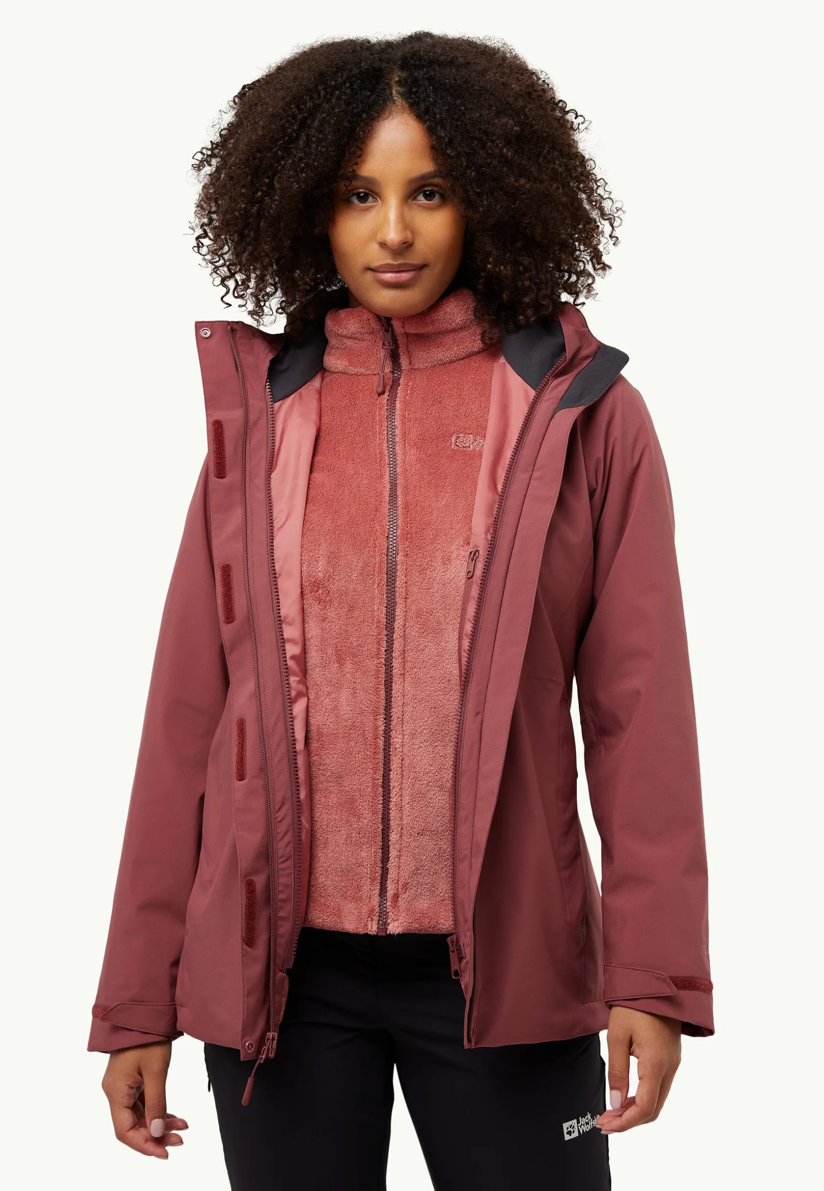 Jack Wolfskin Vestes D'Hiver|Vestes 3-En-1-Rotwand 3in1 Jkt W