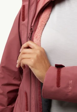 Jack Wolfskin Vestes D'Hiver|Vestes 3-En-1-Rotwand 3in1 Jkt W