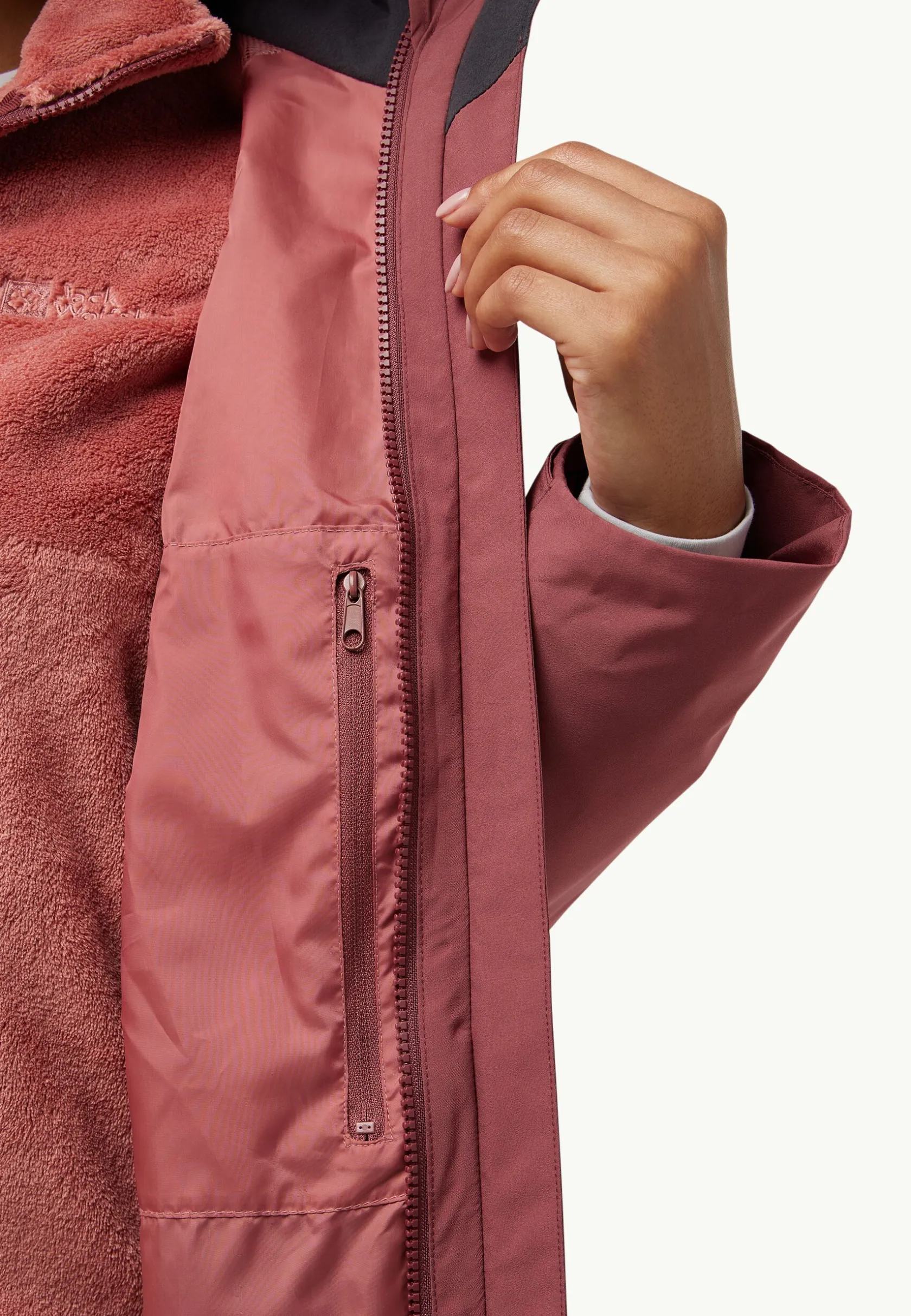 Jack Wolfskin Vestes D'Hiver|Vestes 3-En-1-Rotwand 3in1 Jkt W