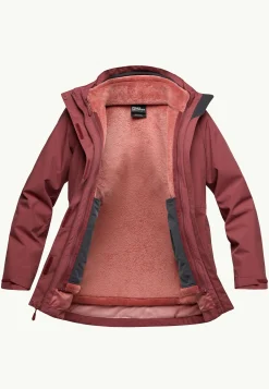 Jack Wolfskin Vestes D'Hiver|Vestes 3-En-1-Rotwand 3in1 Jkt W