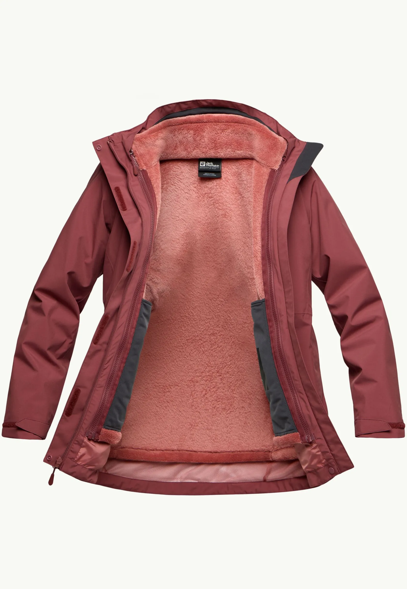 Jack Wolfskin Vestes D'Hiver|Vestes 3-En-1-Rotwand 3in1 Jkt W