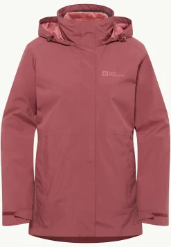Jack Wolfskin Vestes D'Hiver|Vestes 3-En-1-Rotwand 3in1 Jkt W