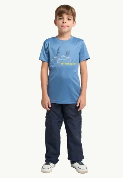 Jack Wolfskin Pantalon De Loisirs|Pantalons De Randonnée-Safari Zip Off Pants K