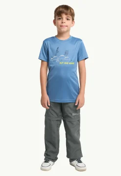 Jack Wolfskin Pantalon De Loisirs|Pantalons De Randonnée-Safari Zip Off Pants K